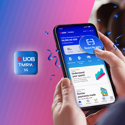 Get S$5 cashback on ComfortDelGro taxi rides when you Scan to pay with UOB TMRW