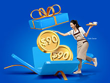 Enjoy up to S$180 rewards for your business with UOB90 promotion