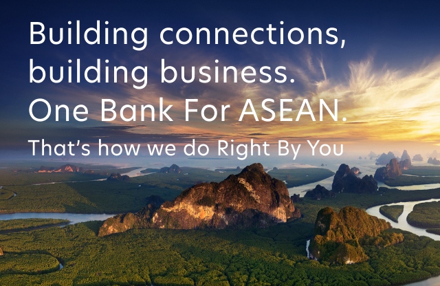 Building connections, building business. One Bank For ASEAN. That's how we do Right By You