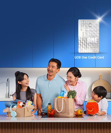 UOB One Credit Card – Get up to 10% cashback on daily spend