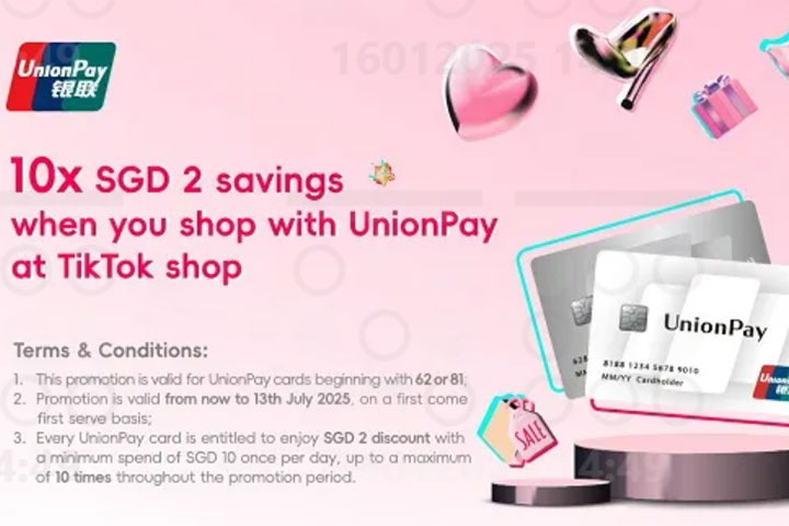 Enjoy S$2 off TikTok shop with minimum S$10 spend