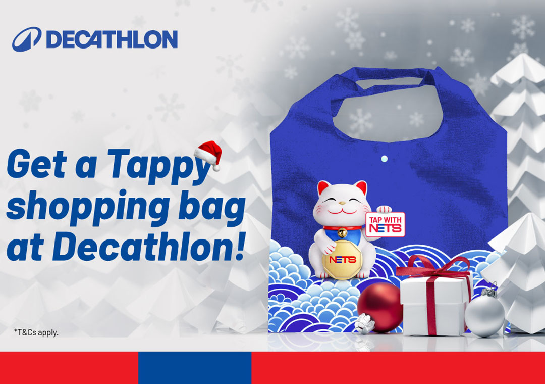 Score a limited-edition Tappy foldable shopping bag at Decathlon