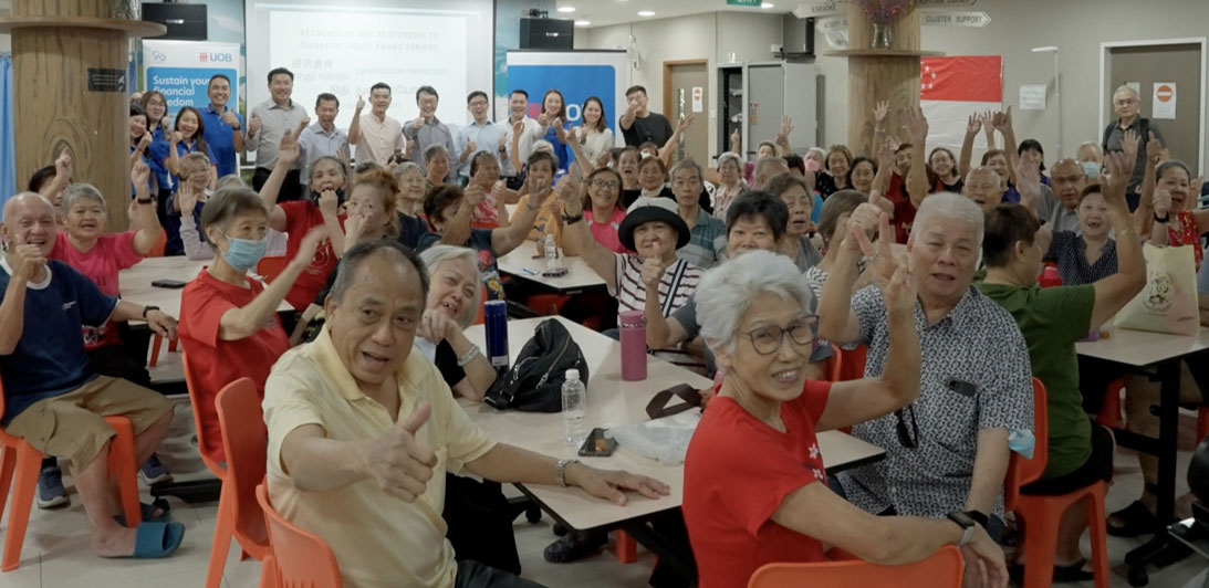 UOB, in partnership with Care Corner Singapore, conducted a meaningful financial literacy workshop in August 2025 for over 60 seniors at one of Care Corner’s Active Ageing Centres in Toa Payoh.