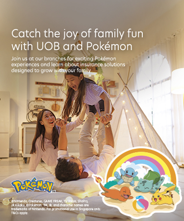 Catch the joy of family fun with UOB and Pokémon