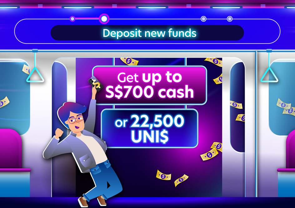 Deposit new funds